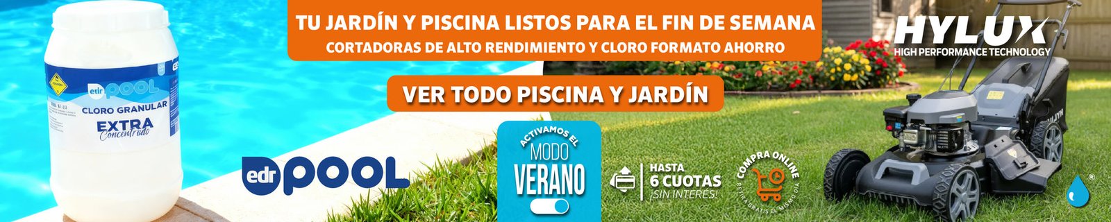 BANNER PISCINA Y JARDÍN