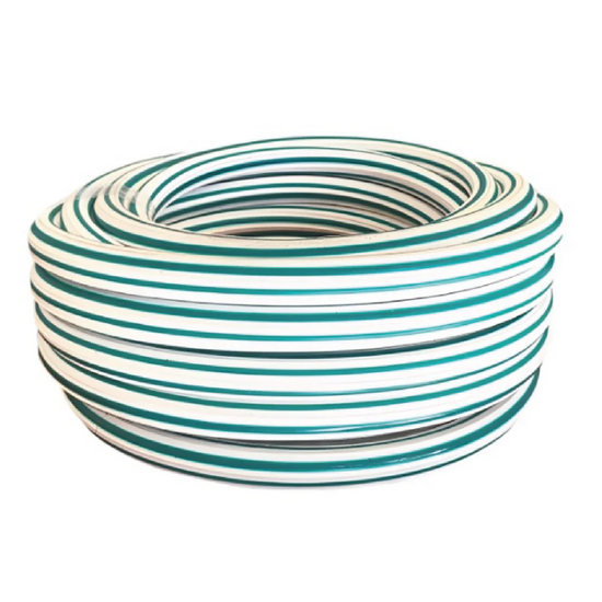MANGUERA BICOLOR BLANCA - VERDE 1/2" – ROLLO 15 M
